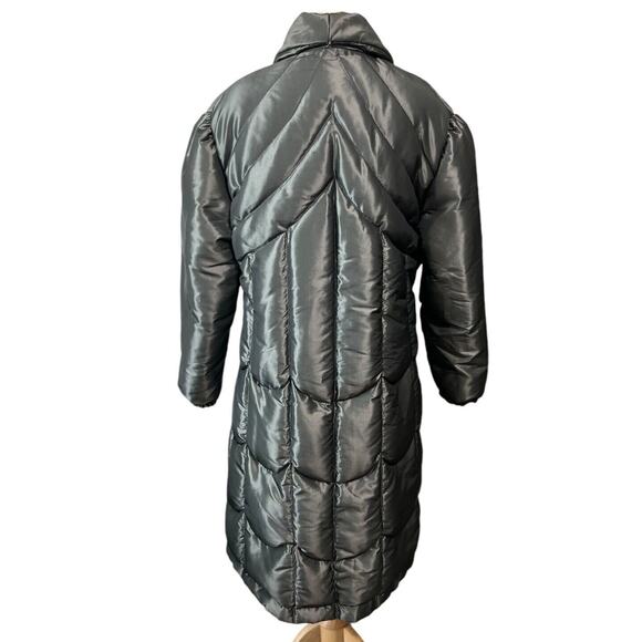 COMFY Puffer Winter Coat Womens 18 Duck Down Long Trench Jacket Made in USA - Picture 3 of 8